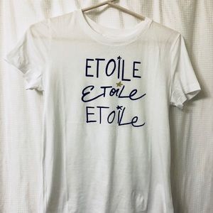 1901 white graphic tee. Size medium. NWOT.